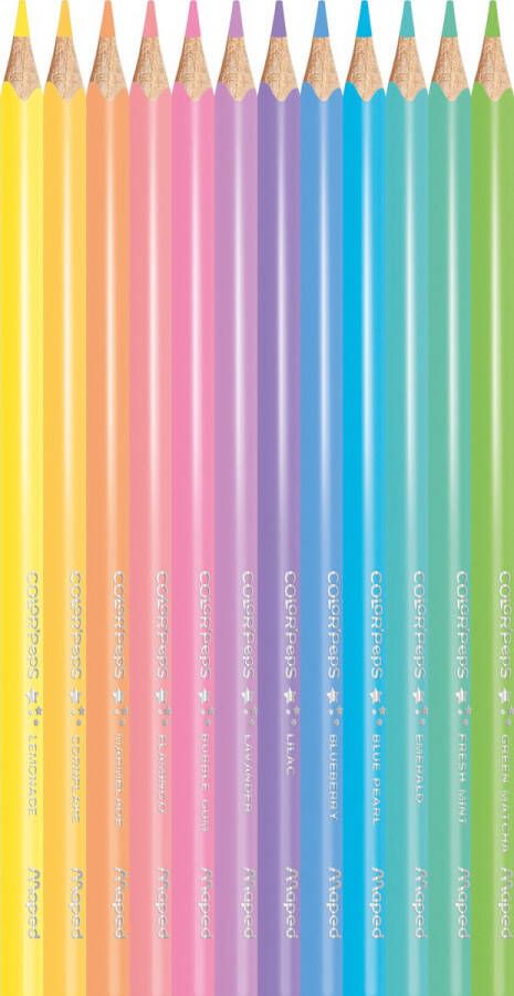 Maped Office Maped Color'Peps Pastel kleurpotloden doosje à 12 stuks