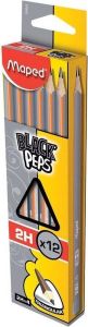 Maped Office Maped potlood Black'Peps 2H zonder gum