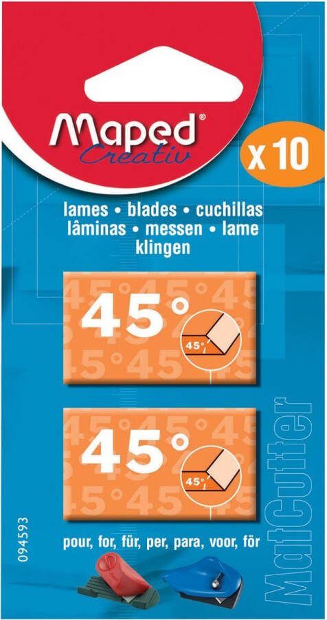 Maped Office Messen voor 45° Matcutters M172050 & M090000 & M090010 x 10