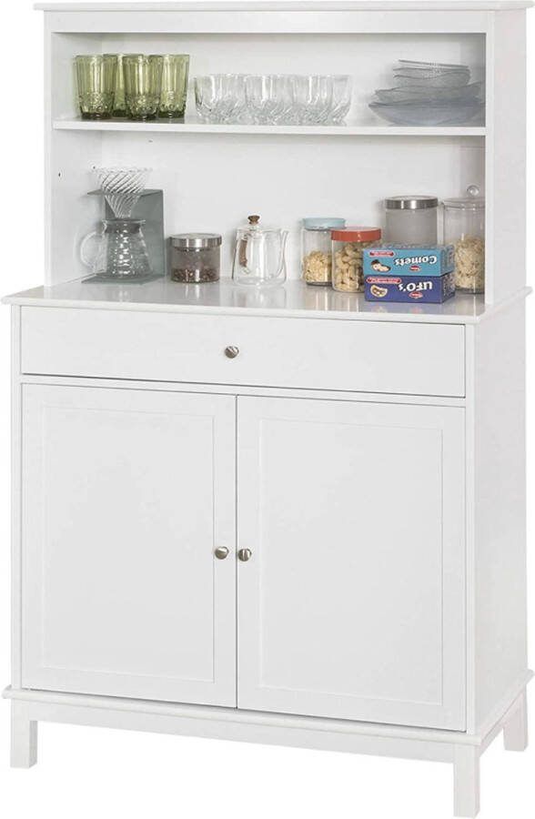 MARA Buffetkast Keukenkast Dressoir 2 Lades MDF 110 x 30 x 80 cm
