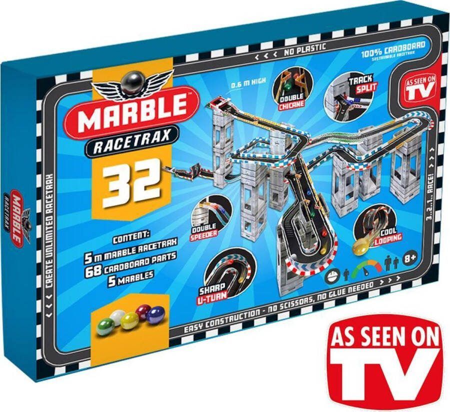 Marble Racetrax Circuit Set Knikkerbaan Racebaan 32 Sheets 5 Meter