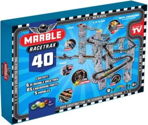 Marble Racetrax Circuit Set Knikkerbaan Racebaan 40 Sheets 6 Meter
