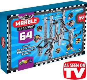 No brand Marble Racetrax Knikkerbaan Racebaan Grand Prix Set 64 Sheets