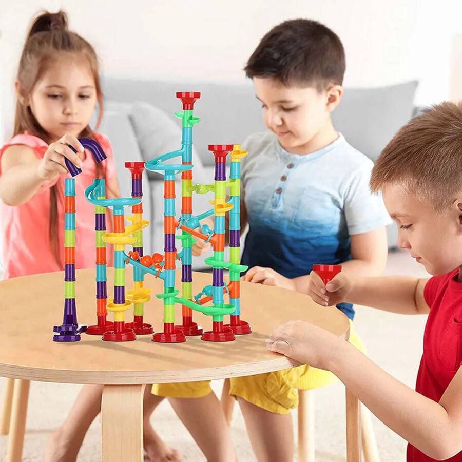 Marble Run Knikkerbaan 93 stuks Marble Rush Knikkers Kinderspeelgoed Montessori speelgoed Educatief speelgoed Bouwblokken Speelgoed 3 jaar Speelgoed 4 jaar