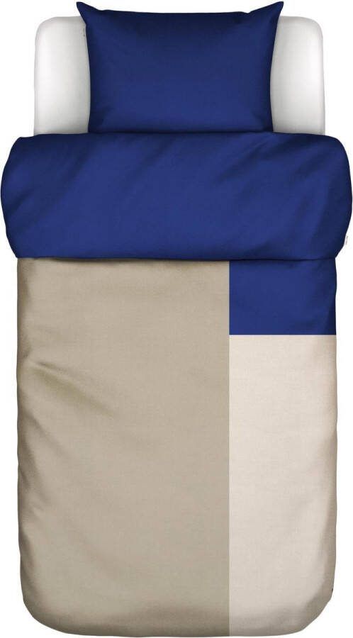 Marc O'Polo Ewon Dekbedovertrek Cool Cobalt Eenpersoons – 140x200 220 cm
