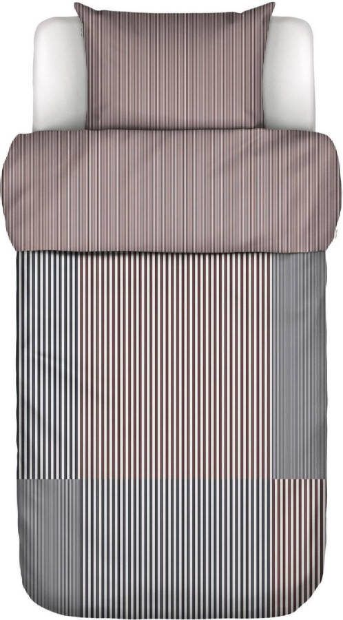 Marc O'Polo Ewon Dekbedovertrek Crimson Brown Eenpersoons – 140x200 220 cm