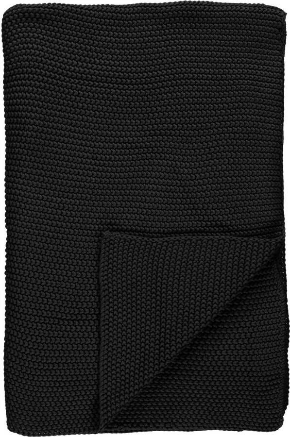 Marc O&apos;Polo Nordic Knit Plaid 130 x 170 cm Zwart