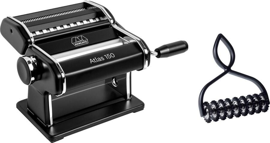 Marcato Set Atlas 150 Classic Pastamachine Zwart + Pasta Bike