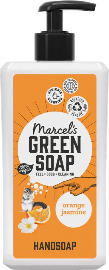 Marcel s Green Soap 3x Marcel's Green Soap Handzeep Sinaasappel & Jasmijn 500 ML
