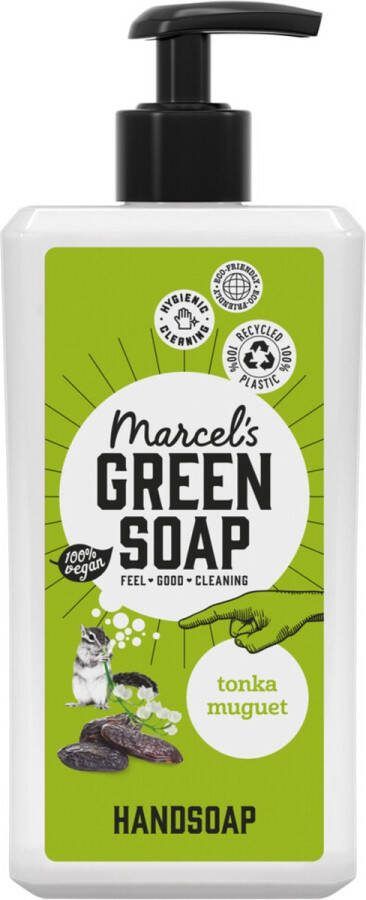 Marcels Green Soap 3x Marcel's Green Soap Handzeep Tonka & Muguet 500 ml
