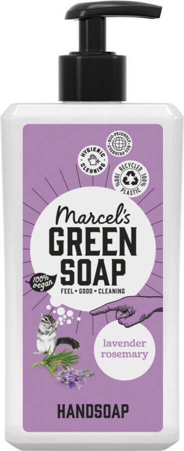 Marcels Greensoap Marcels Green Soap Handzeep Lavendel En Roosmarijn 500ml