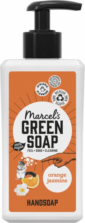 Marcel's Green Soap Handzeep Sinaasappel & Jasmijn 500 ML