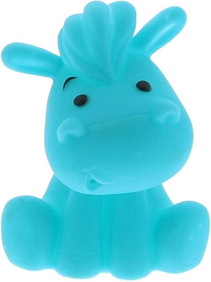 MARCO Badspeeltje of Bijtspeeltje Ezeltje Turquoise 6 stuks Uitdeelcadeautjes