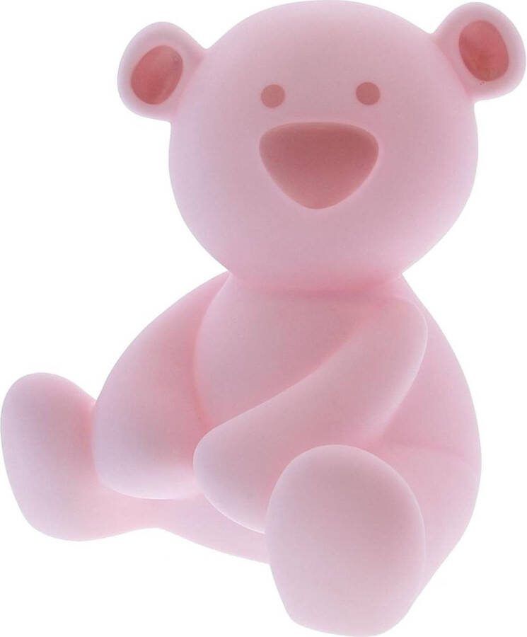 MARCO Spaarpot Beertje Stippel Licht Roze 15.5cm hoog Geboorte Doop Uitdeelgeschenkjes