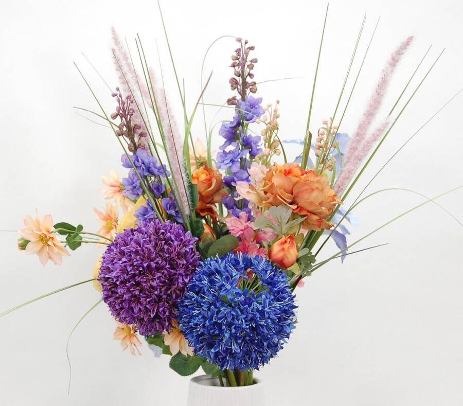 MariaFlor Kunstbloem Boeket Kleurrijke Lentebries