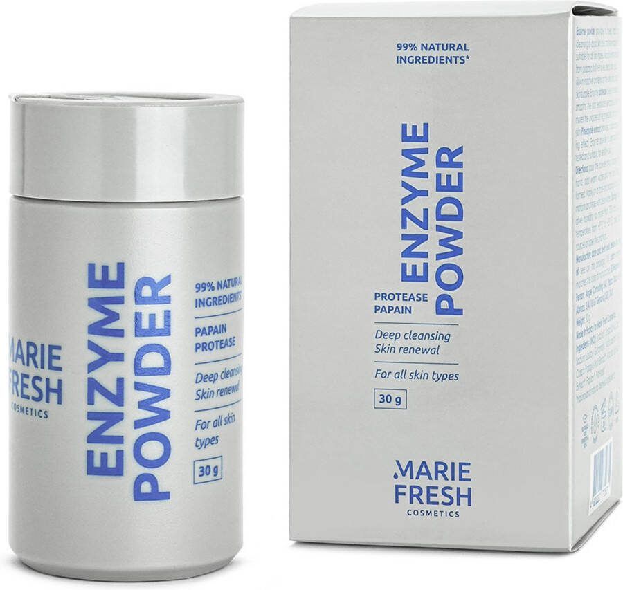 Marie Fresh Cosmetics Enzym Peeling Powder Huidverzorging voor alle huidtypes Face Wash Skincare Gezichtsreiniger Cleanser face 30 g