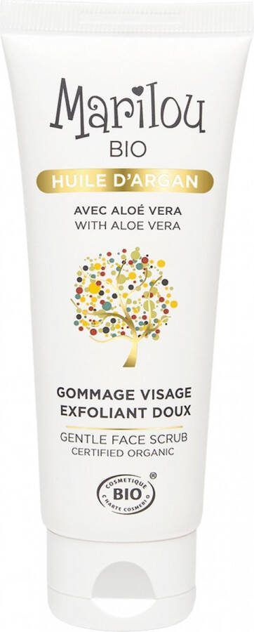 Marilou BIO Arganolie Zachte Exfoliërende Gezichtsscrub 75 ml