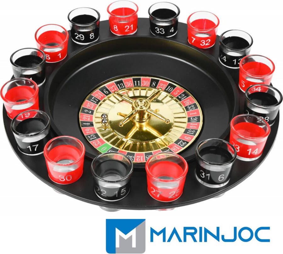 Marinjoc Drinking Roulette Drankspel – Drankspel Roulette Drinking Game Roulette Shot Spel Shot Game