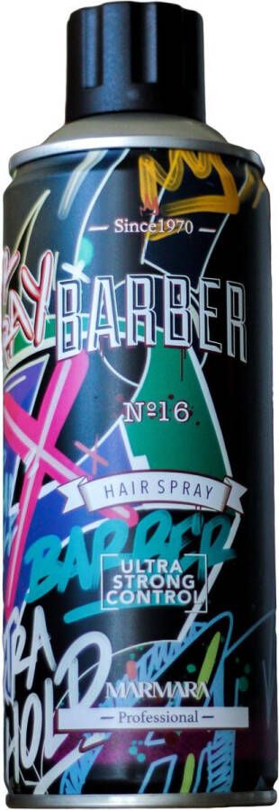 Marmara Barber Haarlak Haarspray Nr. 16 Ultra Strong Hold 400 gr