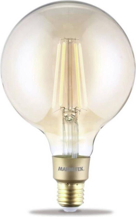 Marmitek GLOW XXLI Smart Wi-Fi LED filament bulb XXL E27 | 650 lumen | 6 W = 40 W Smartverlichting Transparant