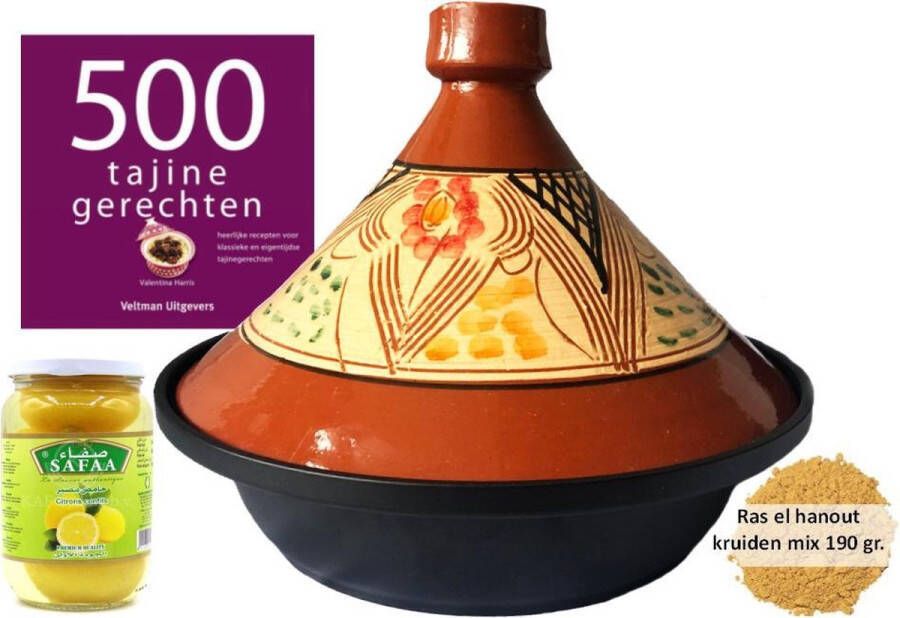 Marocstore.nl Marocstore Tajine Ø 30 cm cadeaupakket