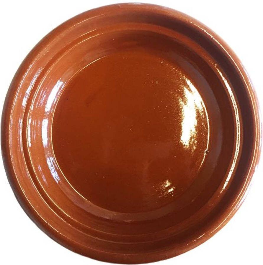 Marocstore.nl Tajine Schaal Aardewerk Kookgerei Handgemaakt Gasfornuis Oven BBQ Ø 33 cm