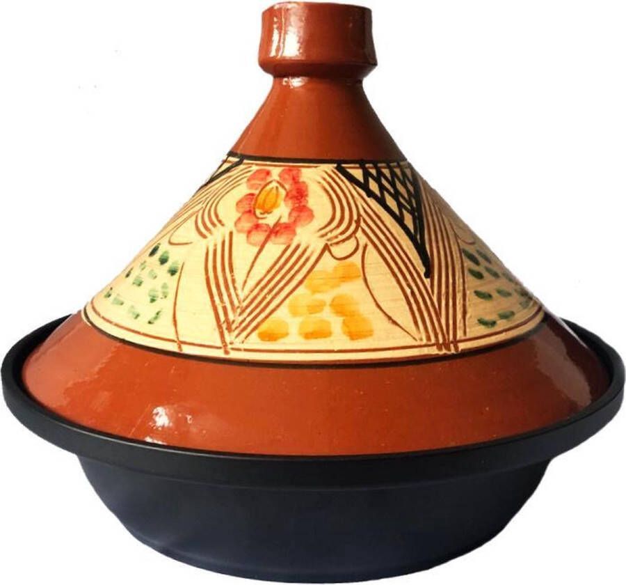 Marocstore.nl Tajine van aardewerk en gegoten aluminium ook geschikt voor inductie