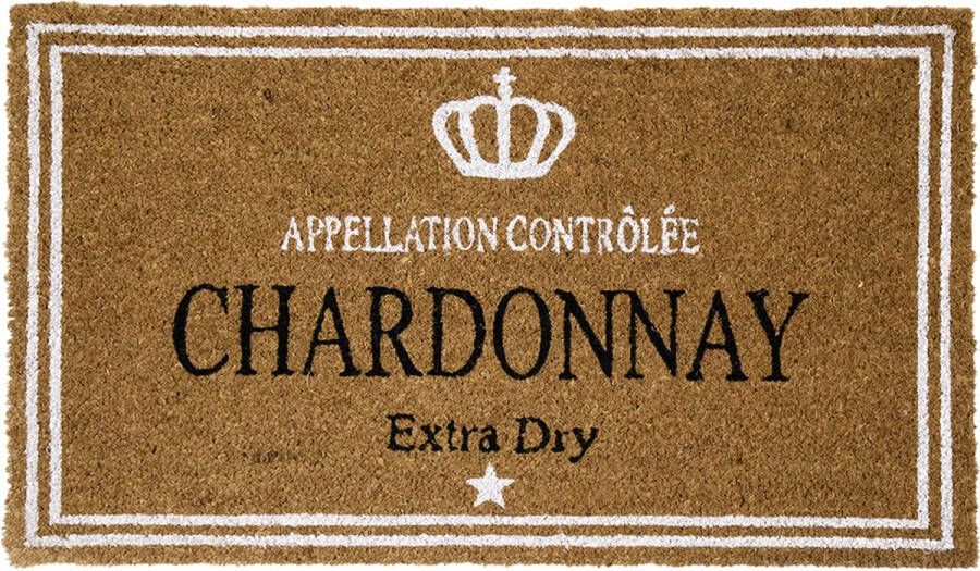 Mars & More Kokos Deurmat Wijn Chardonnay 75x45x2 cm