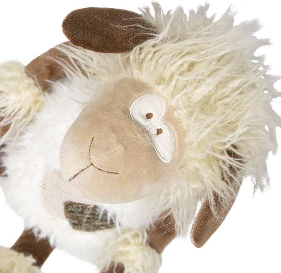 Mars & More knuffel lief langhaar geit 25cm
