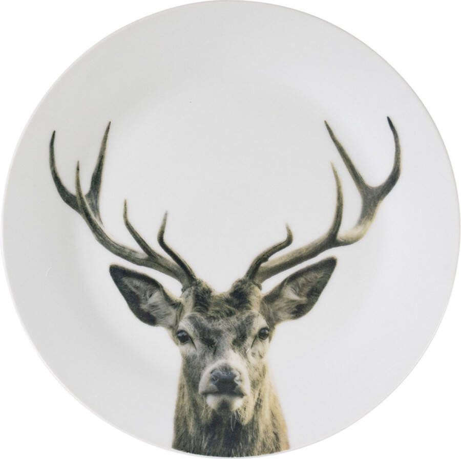 Mars & More ontbijtbord edelhert 19cm