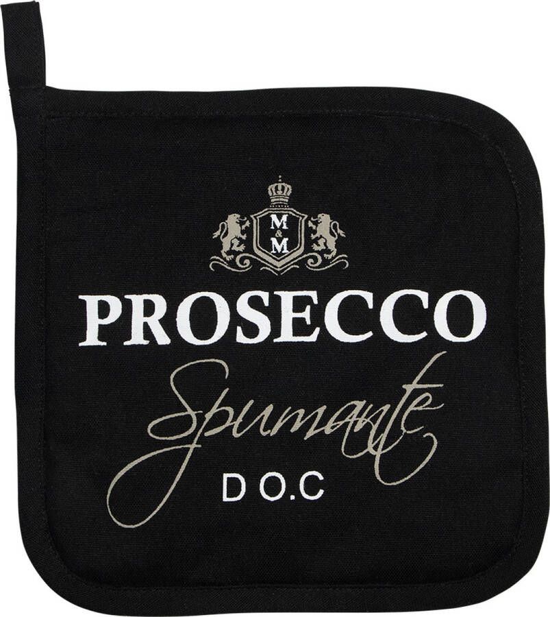 Mars & More Pannenlappen Wijn Prosecco 20x20 Set van 2