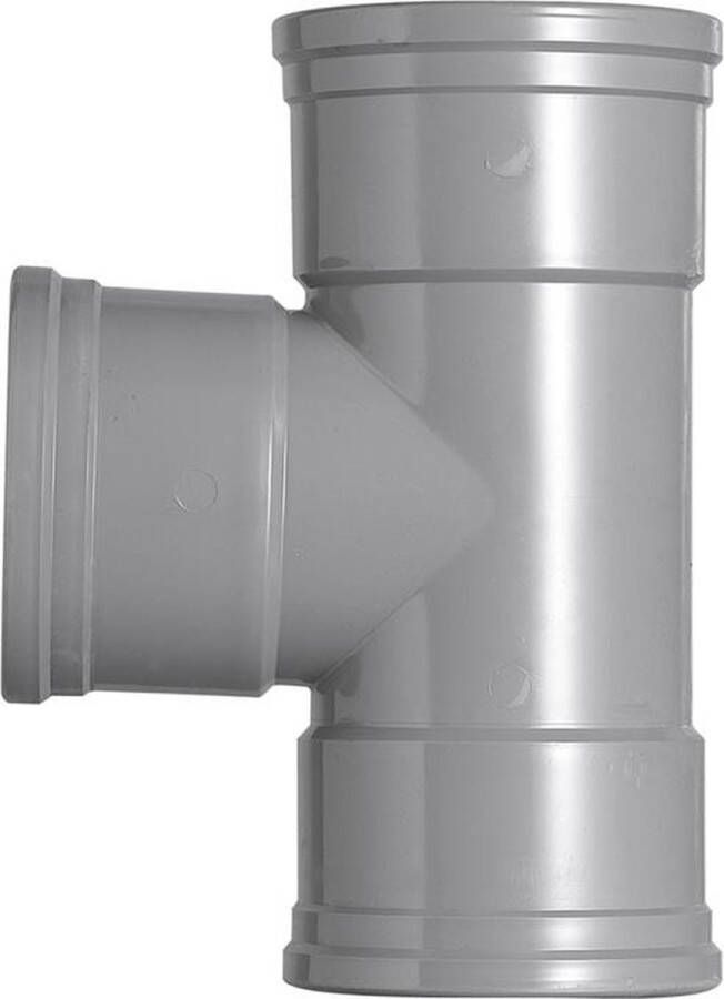 Martens PVC Mof T-stuk 90° LIJM 90-75 Voor Rioolbuis : 75 mm