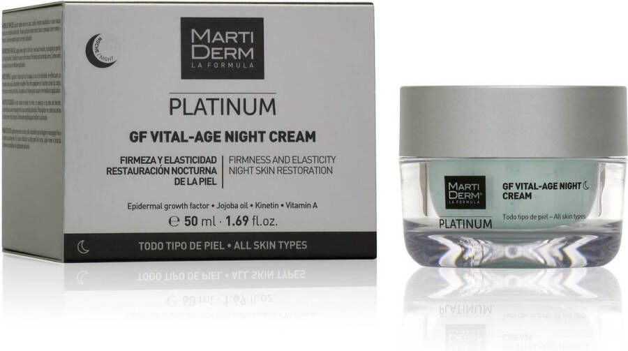 Martiderm PLATINUM GF VITAL AGE nachtcrème Verstevigende gezichtsbehandeling