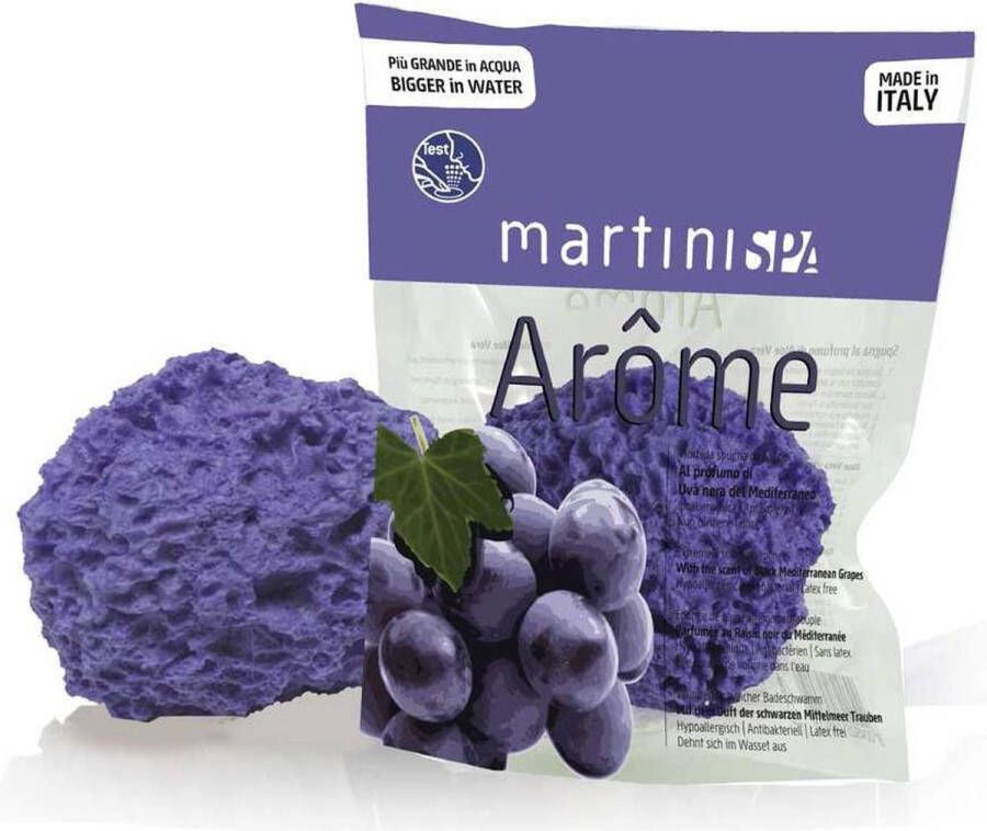 MARTINISPA Aroma Therapie – Badspons – Ovaal Mediterrane Druiven – Voordeelset 2 Stuks!!