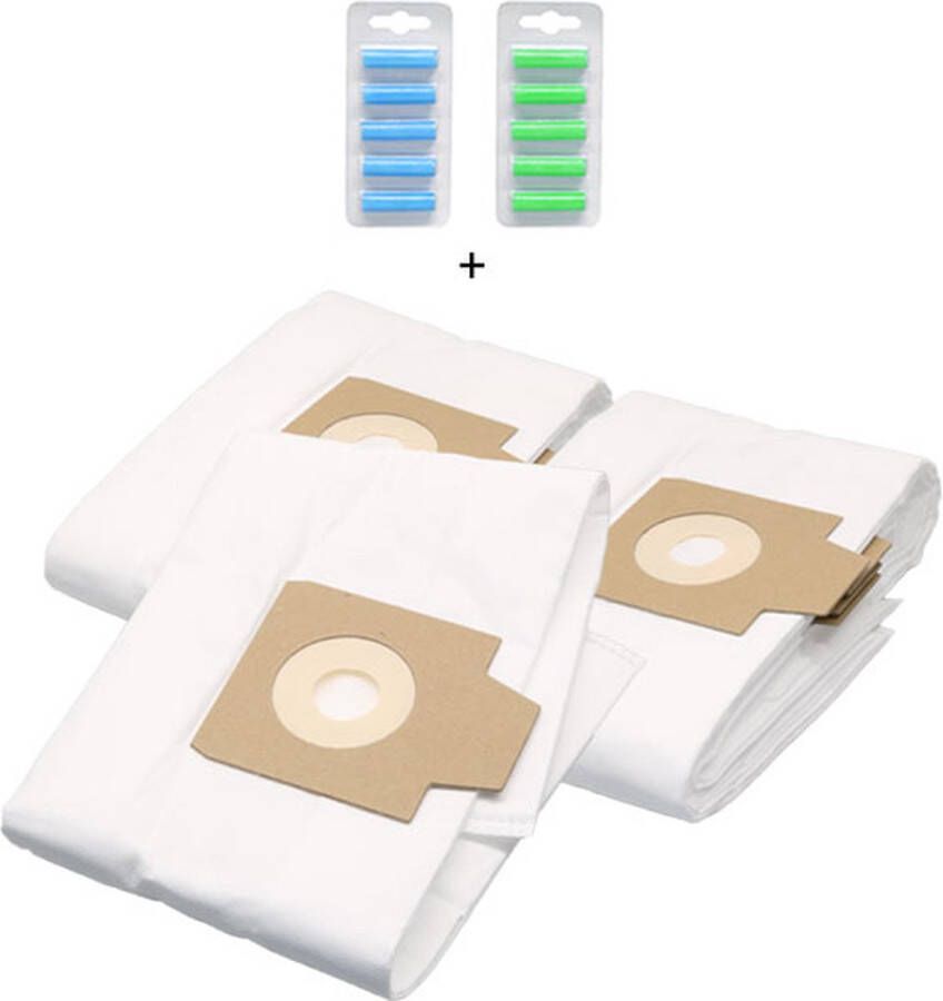 MartyPrint geschikt voor Electrolux Nilfisk UZ 872 UZ 934 stofzuigerzakken 10 stuks + 10 geurstaafjes
