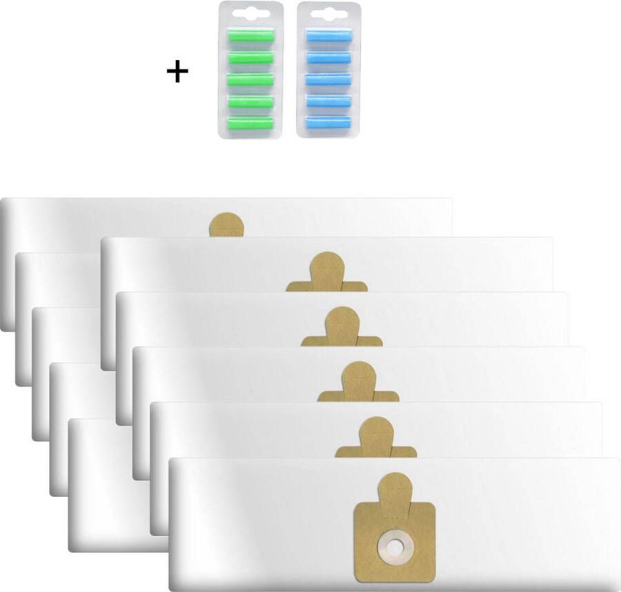 MartyPrint geschikt voor Taski GO stofzuigerzakken 10 stuks + 10 geurstaafjes