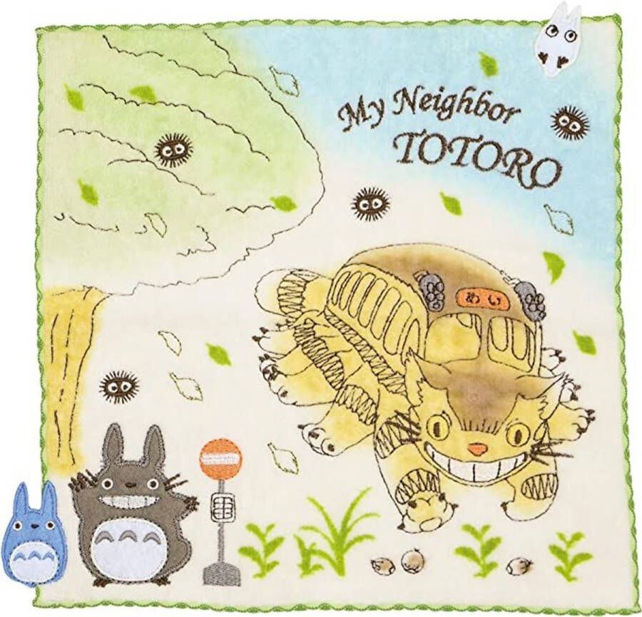 Marushin Ghibli My Neighbor Totoro Running Catbus Mini Badhanddoek 25x25cm