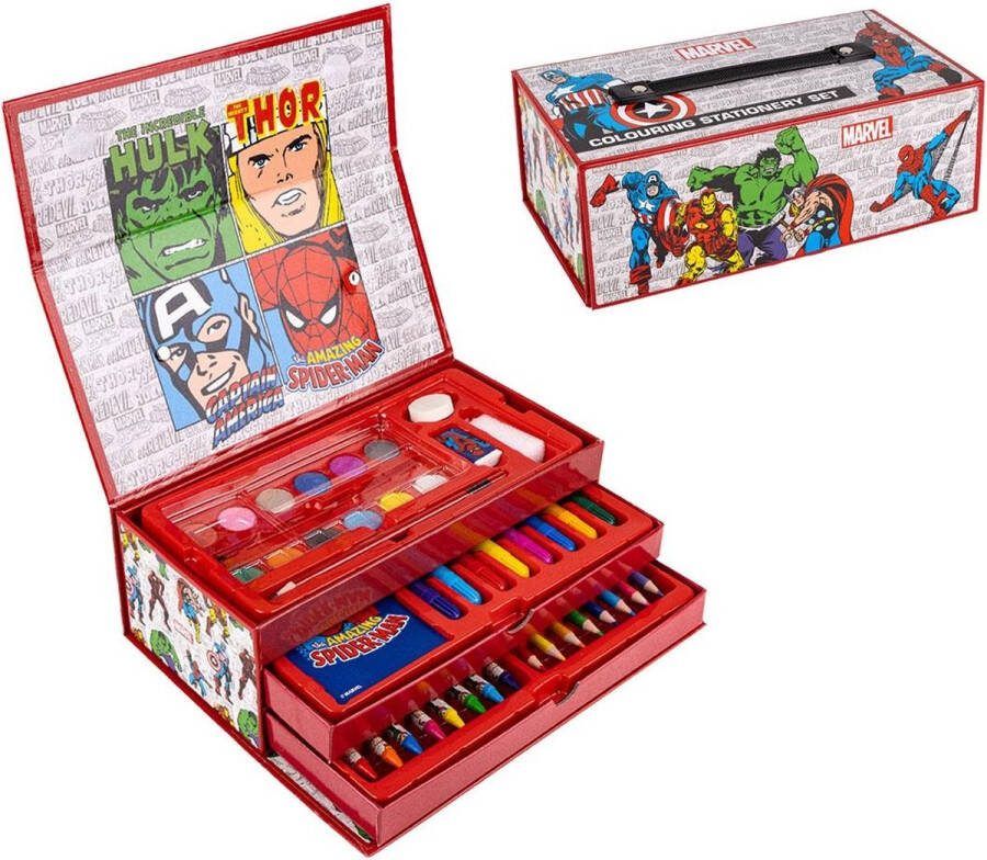 Marvel Avengers Tekenen Tekenset Tekendoos 44 pieces