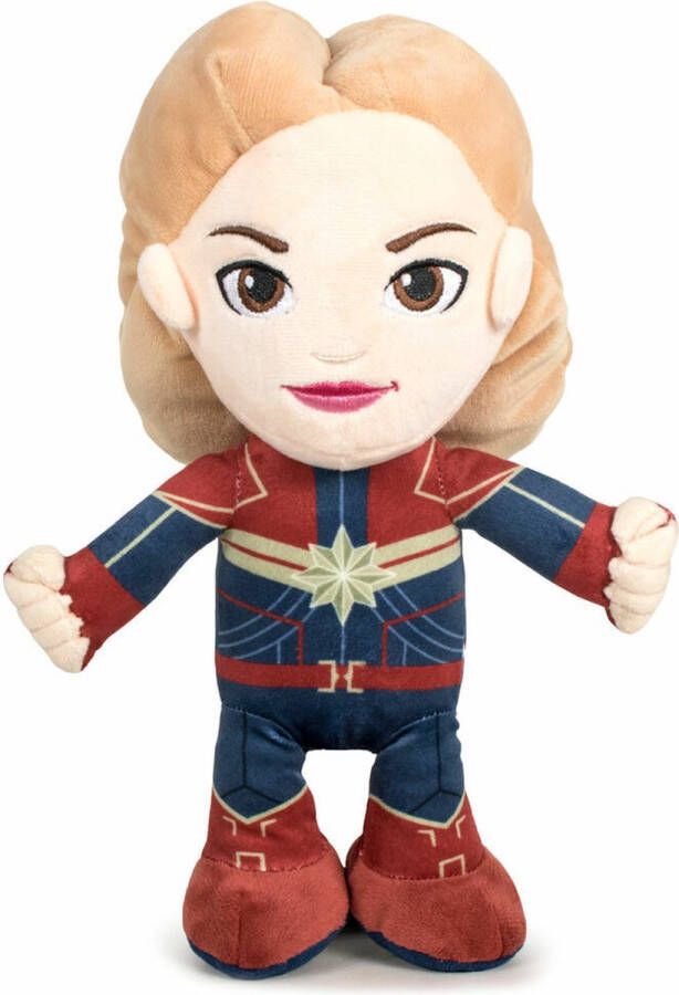 Marvel Captain – Avengers Pluche Knuffel 34 cm {Superheld Plush Toy DC Comics Speelgoed Knuffelpop voor kinderen jongens meisjes Thor Wonder Woman Hulk Thanos Spiderman Iron Man Captain America Black Panther}