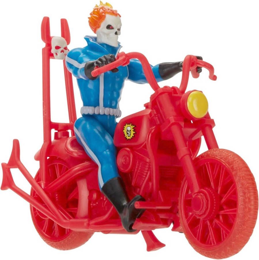 Marvel Hasbro Actiefiguur With Vehicle Ghost Rider 10 cm Legends Retro Collection Multicolours