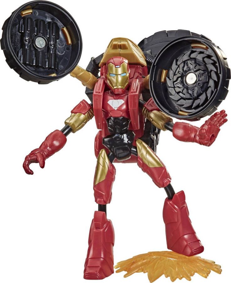 Marvel Rider Iron Man Avengers Bend And Flex Speelfiguur 15cm