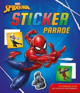 Marvel Stickerparade Spider-man Junior 28 X 24 Cm Donkerblauw