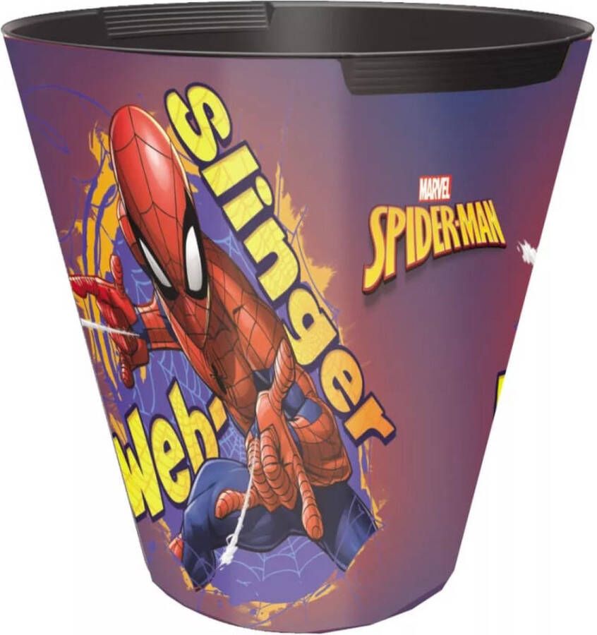 Marvel Spiderman Prullenbak Papierbak Prullenmand 10 Liter