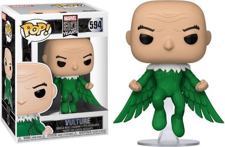 Funko Vulture Marvel 80 years Pop! #594 | Pops Vinyl | Pop Toys | Speelgoed voor kinderen