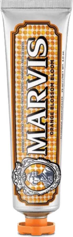 Marvis Fluoride Toothpaste Made From Orange Blossom Bloom 75Ml Fluorine