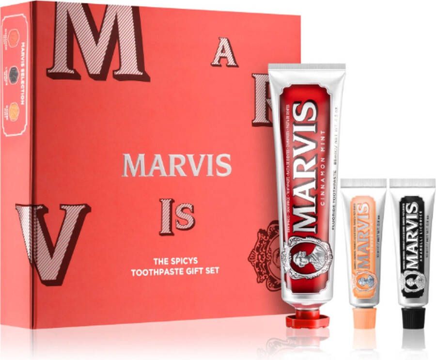 Marvis The Spicys Tandpasta Geschenkset 3 Smaken