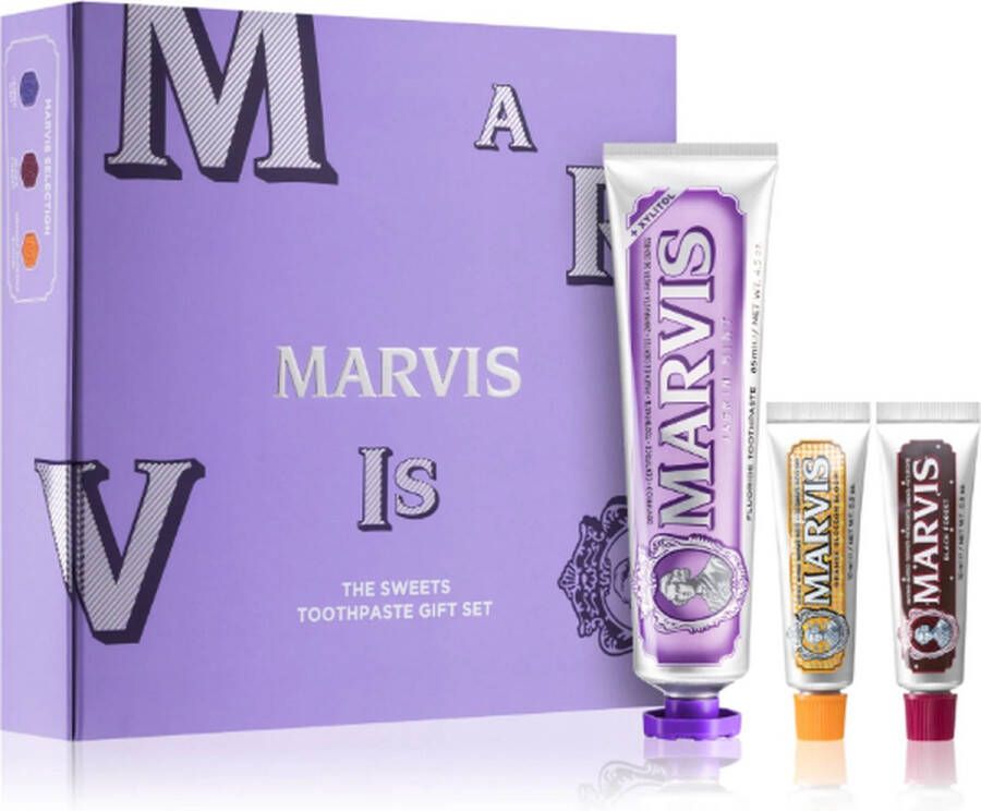 Marvis The Sweets Tandpasta Geschenkset 3 Smaken