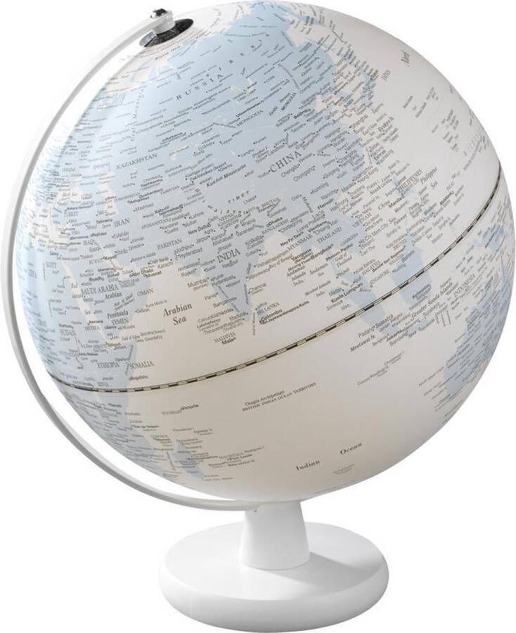 Mascagni Wereldbol Globe met verlichting diameter 30 cm blauw 20F 01390