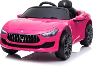 Maserati Ghibl Elektrische Kinderauto Roze Kinderauto 12V Afstand Bestuurbaar Accu Kinderauto Muziek Module Soft Start