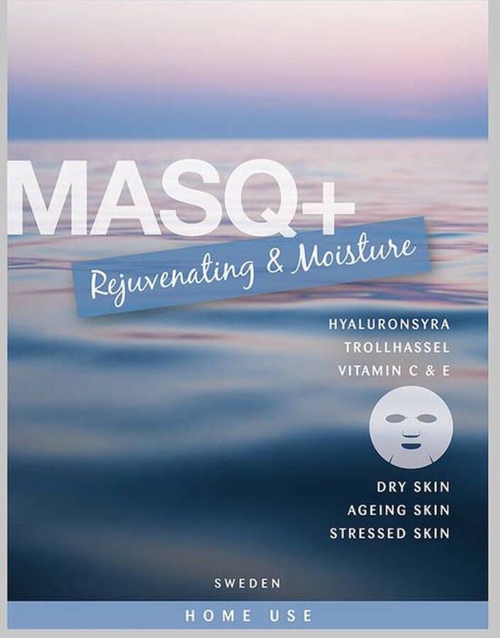 Masq+ Gezichtsmasker Rejuvenating & Moisture (25 ml)